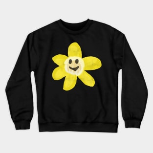 Yellow Flower Crewneck Sweatshirt